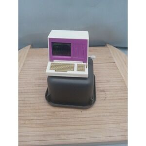 BARBIE‎ Accessory Computer Desktop Wind UP WORKING 1980's Mattel Original Part